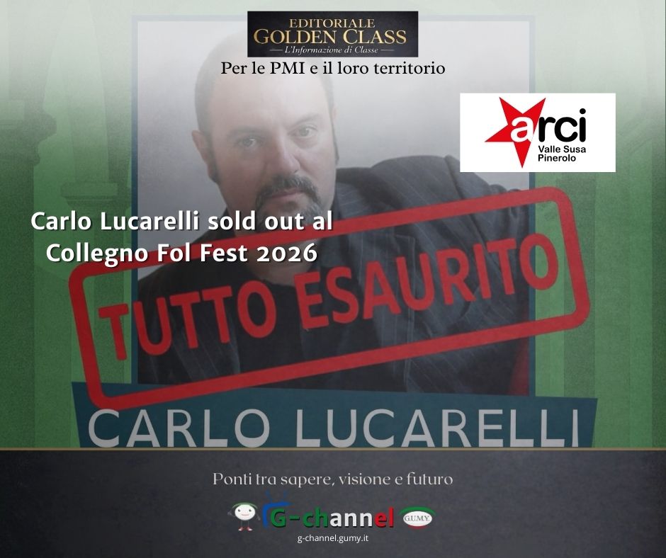 Carlo Lucarelli sold out al Collegno Fol Fest 2026